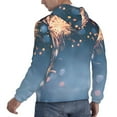 thumbnail image 6 of Cauagu Gold And Blue Fireworks for Men's Pullover Hooded Sweatshirt Athletic Casual Hoodie Aautumn Hoodie Sweatshirt for Men Pullover Casual Hooded Sweatshirt-Small, 6 of 7