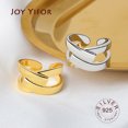 thumbnail image 2 of YAyu-Anillos ajustables geométricos entrelazados de Color dorado para mujer, joyería al por mayor, alta calidad, moda, 2 of 2