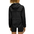 thumbnail image 5 of Little Donkey Andy Women's Rain Cycling Stretch Jacket with Hood, Windproof and Waterproof, Ultralight Packable Black Size XL, 5 of 7