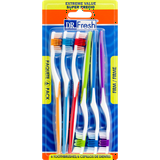 Dr. Fresh Family Toothbrushes, Firm, Daily Use, 6 Ct - Walmart.com