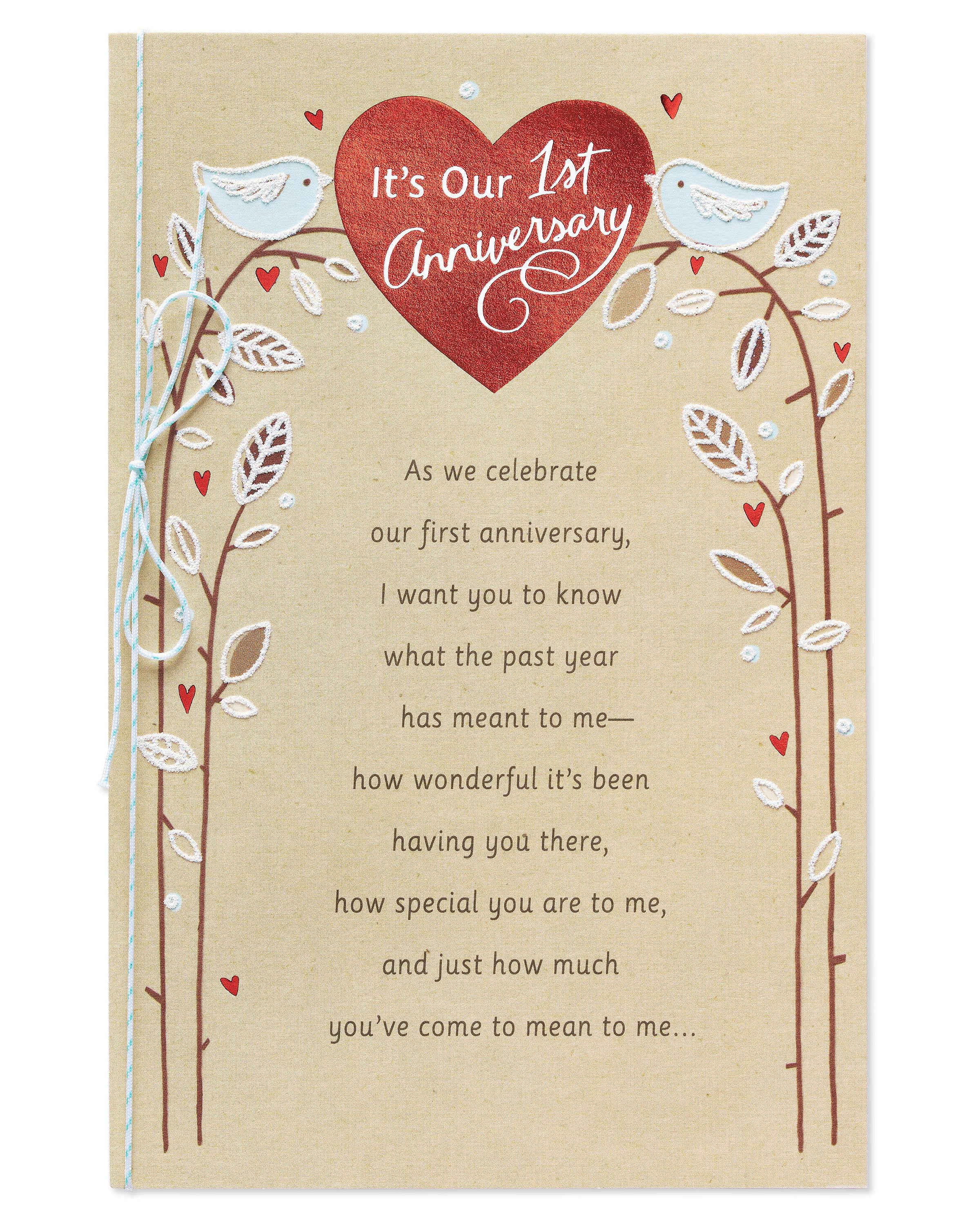 Greeting CardOur 1St Anniversary Walmart Canada