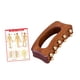 thumbnail image 3 of Herramienta de masaje de madera manual con 10 puntas de latón, profesional, versátil, de bolsillo, Gua Sha sin gráfico de puntos de acupuntura, 3 of 8