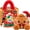 11#squishies, variant on Christmas Mystery Rainbow Plush Dumpling Squishy, Cute Stuffed Plushies Fidget,Dumpling Squishies Christmas Collectible Gift with Simulated Steamer Fuzzy Handle for Holiday Part