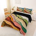 thumbnail image 2 of Castle Fairy Thick Impasto Abstract Wave King Size Comforter Sets 3pcs,Textured Earth Tone Layer Texture Comforters King Size,Rust Sage,Black Reversible,1 Comforter and 2 Pillowcases, 2 of 6
