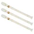 thumbnail image 1 of 3X Students Creamy-white Plastic 8 Holes Flute Recorder W Cleaning Stick, 1 of 6
