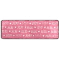 thumbnail image 5 of Dreamtimes XOXO Phrase Hearts Hallway Runner Rug 2'x6' Kitchen Rug with Rubber Backing Pink Background Non Slip Entryway Rug Runner Washable Soft Area Rug for Hallway Bedroom Kitchen Decor, 5 of 6
