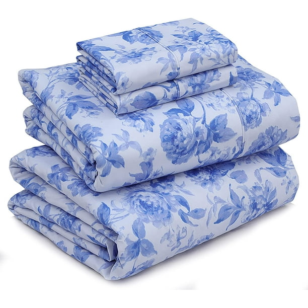 Ruvanti Full Size Sheet Sets, Extra Soft Brushed 1800 Microfiber Cooling Sheets. Luxury Bed