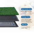 thumbnail image 6 of Artificial Grass for Dog Potty – 20x25 inch,Strong Absorbency Grass Pad, Dog Grass Pad with Tray, Dog Potty Training Pad, Dog Litter Box with Grass (20"x25" ), 6 of 6
