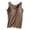 Brown, variant on Plus Size Tank Tops for Women Summer Daily Wear Cami Tank Top Solid Color Loose Fit Sleeveless Camisole Breathable & Moisture-Wicking Casual Sports Flowy Tank Tops Color Blue Size 2XL