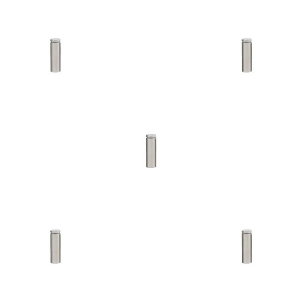 Riwesomey Tornillo publicitario Hueco de alto brillo Diseño aerodinámico Espejo de vidrio Tuerca de clavo Perno Soporte para colgar en la pared para Type2 NO2 Riwesomey CBP352651