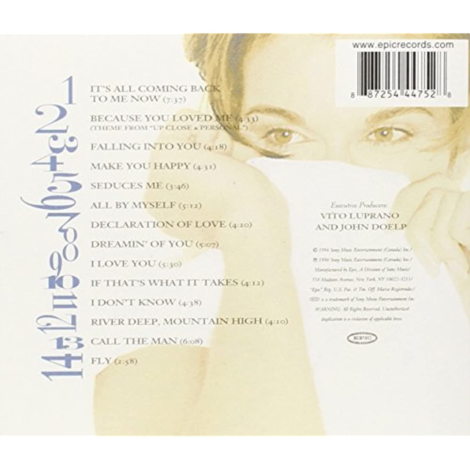 Celine Dion - Falling Into You - Music & Performance - CD