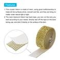 thumbnail image 4 of Uxcell 3Roll 3 Yards 18mm Self Adhesive Diamond Ribbon for  Arts & Crafts,Light Yellow, 4 of 6