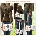 thumbnail image 4 of FORMRS Womens Shoulder Bag with Chain Strap Clutch Purse Cute Tote Handbag, Cute Cartoon Cats, 4 of 7