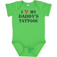 thumbnail image 3 of Inktastic I Love My Daddy's Tattoos Boys or Girls Baby Bodysuit, 3 of 5