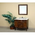 thumbnail image 2 of Bellaterra Home Solid wood frame mirror-walnut, 2 of 5