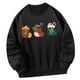 thumbnail image 5 of Sudadera para mujer, Tops de manga larga, ropa deportiva elegante, disfraces negros, jersey para ir de compras, regalo de año Nuevo, Otoño Invierno , SG, 5 of 10