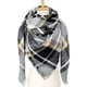thumbnail image 1 of Bufanda de manta de invierno cálida y acogedora para mujer, elegante, suave, gruesa, a cuadros, bufandas gigantes, capa de chal, 1 of 7