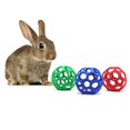 thumbnail image 5 of 2 uds., alimentador de bolas para conejos, juguete colgante, juguete de alimentación Compatible con conejo, conejillo de indias, Chinchilla pequeña A, 5 of 5