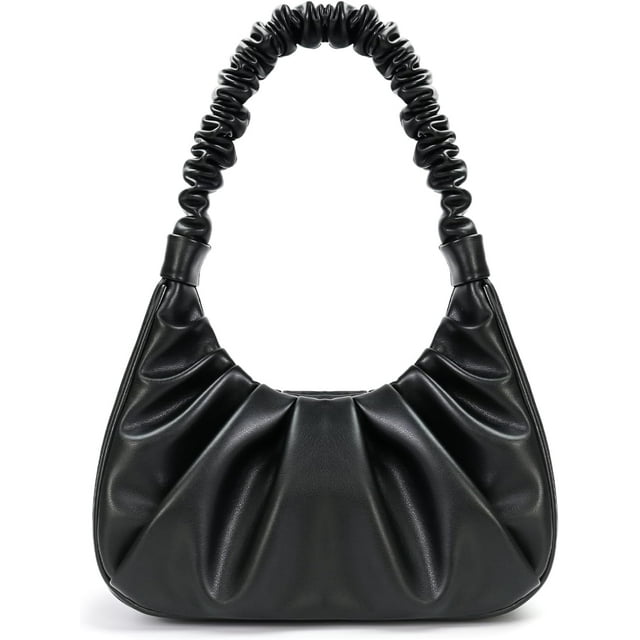 LHSHID Shoulder Handbag for Women Fashion Ruched Shoulder Hand Purse Sofii Clutch Hobo Bag Trendy Purse for Lady