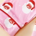 thumbnail image 5 of MEZZALL Kids Winter Girls Pajamas Sets Two Piece Santa Print Long Sleeve Lapel Button Down Tops And Pants Cozy Loungewear Night For Toddlers And Comfort Sleepwear, 5 of 8