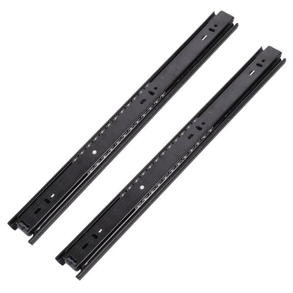 1Pair Cold Rolled Steel Drawer Slides Soft Close Drawer Track Rail Hardware
