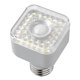 thumbnail image 4 of Lámpara E27 para escaleras y garajes, encendido automático, 180-240 V CA, iluminación de seguridad de ahorro de energía, luz LED inteligente con sensor corporal, 4 of 8
