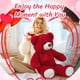 thumbnail image 3 of Peluche para niños Teddy Bear HollyHome, tamaño grande, 91 cm, color rojo, 3 of 9