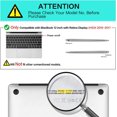 thumbnail image 2 of Mosiso New Macbook 12 Inch Case, Ultra Slim Smooth Matte Finish Hard Shell See Through Protective Cover for MacBook 12" with Retina Display A1534 (2016 / 2015 Newest Version), Frost, 2 of 7