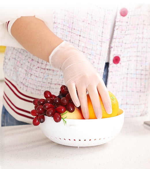 EDI Disposable Small Vinyl Gloves  - Powder-Free, Latex-Free 1000