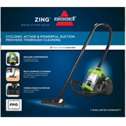 BISSELL Zing Canister Bagless Corded Easy Empty Cyclonic Multi-Surface Vacuum 2156