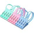 thumbnail image 1 of Plastic Clothespins Hairpins Hanging Clips 12pcs IrisfrRandom Color, 1 of 3