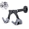 thumbnail image 1 of Safe Secure Bike Wall Mount Rack for MTB Road Bicycles, Adjustable Extendable Foldable Indoor Storage, Horizontal Cycling Hook Hanger Organiser, Durable Reliable in Garage or Home, 1 of 7