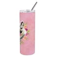 thumbnail image 4 of Carolines Treasures CK4139TBL20 Eastern German Shepherd Pink Flowers Stainless Steel 20 oz Skinny Tumbler 20 oz, 4 of 4