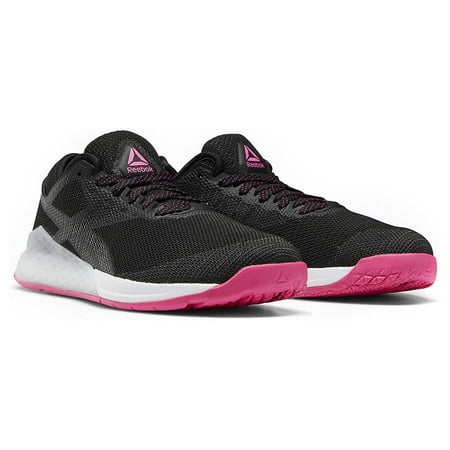 Reebok Mens Nano 9 Cross Trainer - Black/Black/Proud Pink - 10