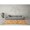 thumbnail image 3 of Ahgly Company Indoor Rectangle Abstract Brown Modern Area Rugs, 5' x 7', 3 of 4