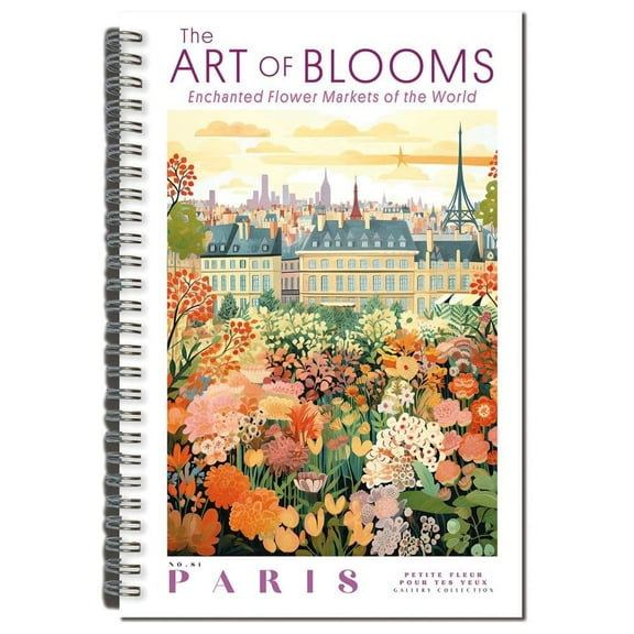 Sellers Publishing, Art of Blooms Weekly 2026 Planner, 5.88'' X 9'', 16-Month Calendar with Stapled Binding