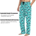 thumbnail image 3 of Top-kevin Wild Sea Shark Pajama Pants for Men Comfort Sleep Lounge Bottoms Straight-fit with Pockets S-XXL, 3 of 6