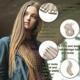 thumbnail image 2 of MY-LADY 18" 50g 20pcs Tape in 100% Real Remy Human Hair Extensions Seamless Full Head Skin Weft Highligh Hairpiece Straight #60PGREY Blonde&Grey, 2 of 8