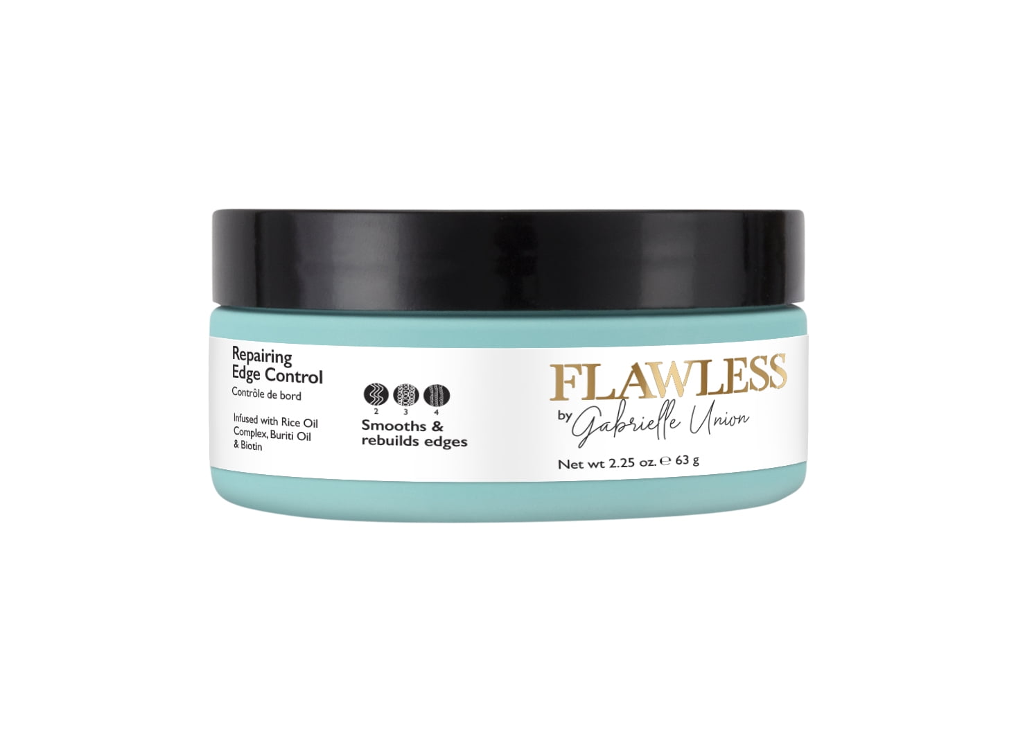 Flawless by Gabrielle Union Edge Control Hair Styling Cream, 2.25 OZ
