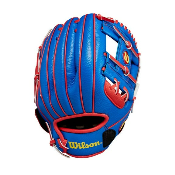 Wilson 2024 A200™ EZ Catch T-Ball Glove - 10", Royal/Red, Left-Hand Throw