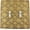 Antique Gold, variant on Meriville Moroccan 2 Toggle Wallplate, Double Switch Electrical Cover Plate, Ivory