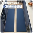 thumbnail image 3 of PABUBE Kitchen Rug and Mat Kitchen Mat Anti Fatigue, Non Slips Kitchen Floor Mat, Kitchen Rug or Mat Washable, 17"x 59"+17"x 59", Blue, 3 of 9