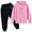 AA Pink, variant on Rhoudy Clothes For Girl 2-3 Years Long Sleeve Floral Print Matching Outfit Playwear Top And Shorts Combocrewneck Tracksuit Pullover Sweatshirt Pants Classic Outfits Black