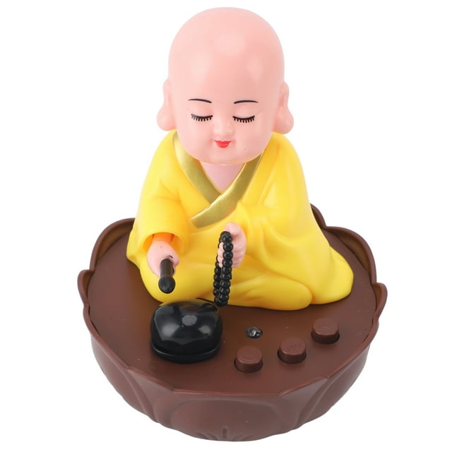 Statue de Moine Bouddha, Son Réglable, Utilisation Multifonctionnelle, Adaptée pour un Décor Polyvalent