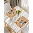 thumbnail image 5 of Fall Truck Placemats Set of 8, Thanksgiving Tree Maple Leaf Pumpkins Orange Placemats for Dining Table, Place Mats for Kitchen Tabletop, Waterproof Wipeable Dining Table Mats Set, 5 of 9