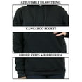 thumbnail image 3 of Galaxy By Harvic Womens Heavyweight Fleece Lined Pullover Hoodie (S-2XL), 3 of 7