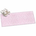 thumbnail image 2 of Hallway Runner Rug 2'x6', Pink Boho Flowers Kitchen Runner Rugs Non-Slip Carpet Mats, Vintage Ethnic Flowers Botanical Bedside Rugs Runners Washable Floor Carpet for Bathroom Laundry Room, 2 of 8