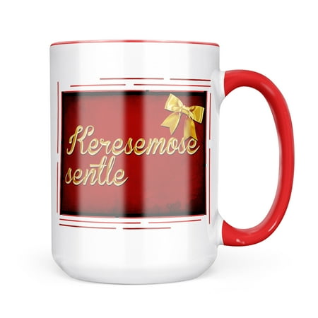 

Neonblond Merry Christmas in Tswana from Botswana South Africa Mug gift for Coffee Tea lovers