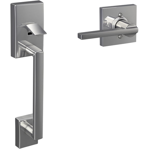 Schlage FE285CEN625LATCOL Century Lower Half Handleset For Schlage Deadbolts - Chrome