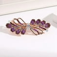 thumbnail image 6 of Elegant Vintage Rhinestone Hair Clip - Colorful Metal Barrette for Women's Hair Accessories, 6 of 12